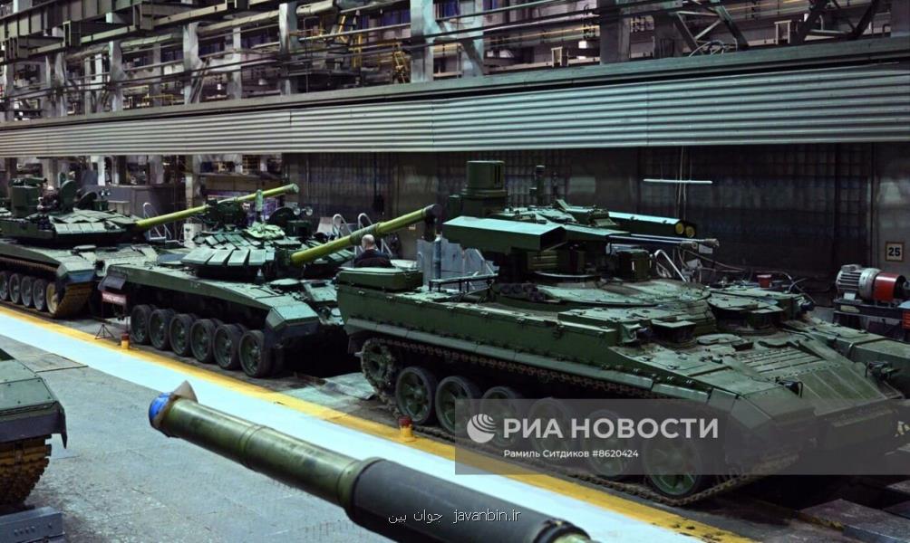 خط تولید تانک در روسیه، عکس