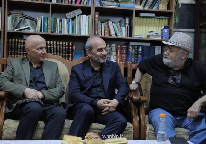 دیدار جبلی با اکبر عبدی و عوامل سریال سبزواران به همراه عکس