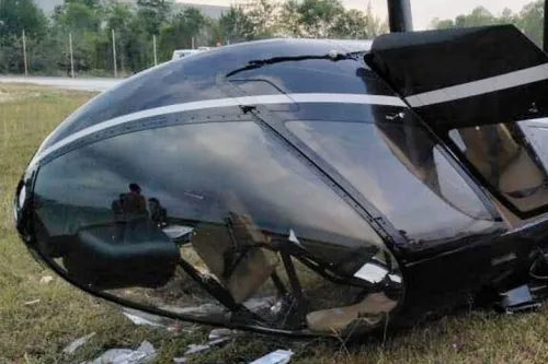 2 نفر به سبب سقوط بالگرد در منطقه پرم روسیه کشته شدند