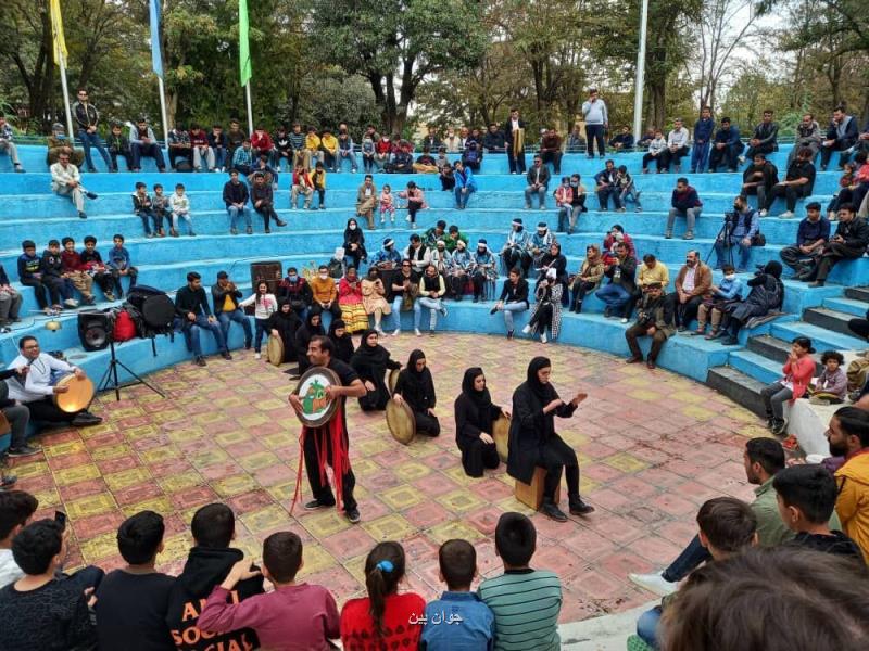 دنیای رنگ و موسیقی در نیمروز آخرین اجراهای تئاتر مریوان