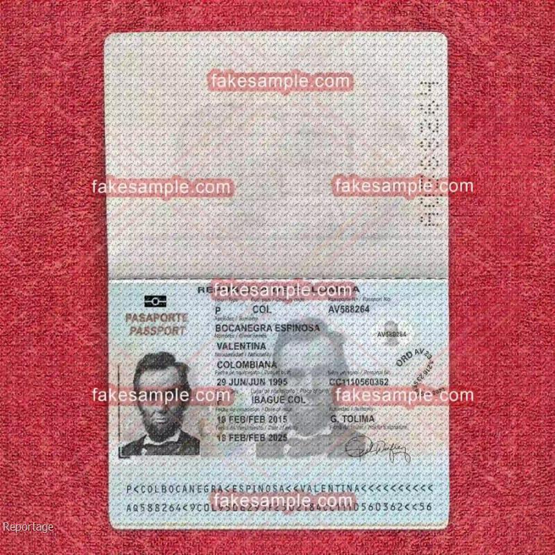 Bangladesh Passport Fake Template