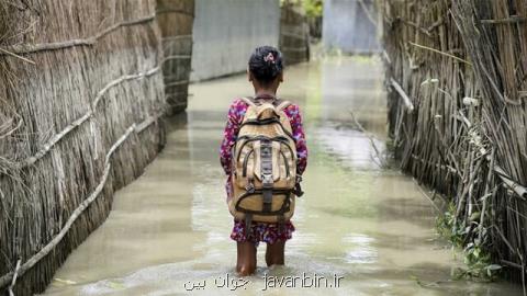 زندگی كودكان بنگلادشی تحت تاثیر تغییرات اقلیمی